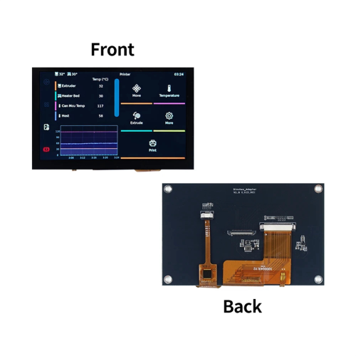 Tela LVDS de 5 polegadas com tela sensível ao toque de alta resolução para CM68 2