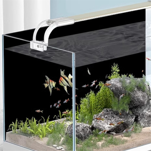 Sfondo per acquario con pellicola statica nera 2