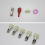 5 PCS Pig Nipple Waterer for Barrels Kit Automatic Pig Water System 5