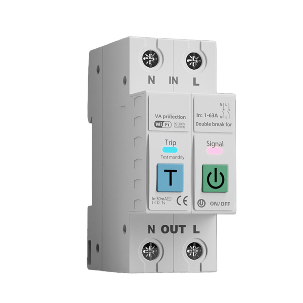 2P Tuya Wifi Smart Circuit Breaker Timer Energy Voltage Current 4852879322488