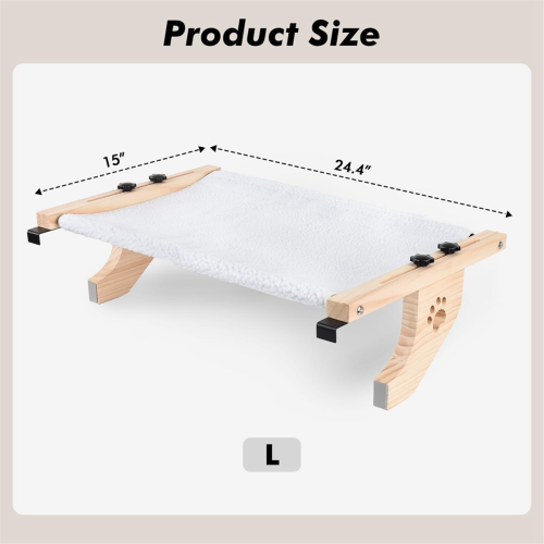 Cat Sill Window Perch Sturdy Cat Hammock Window Seat 2