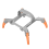 Landing Gear for Mini 3 Pro Foldable Orange 1