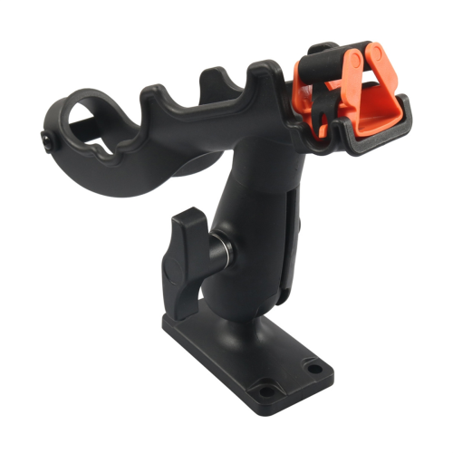 Suporte para vara de pesca com base retangular para caiaque 2