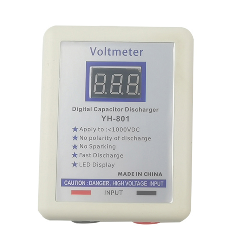 800V Digital Capacitor Voltage Tester Fast Discharger Tool B 4852879341663