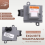 Car Negative Ion Generator Air Conditioner Ionisator for 7