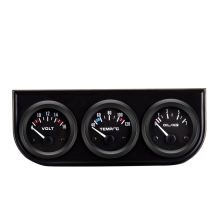 Drie-in-één auto-instrument Watertemperatuur Oliedruk