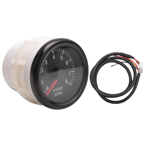Tacômetro elétrico de 52mm, 0-8000 rpm, medidor tacho de 2 polegadas rpm 2