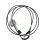 910/48800 Throttle Cable Assy with Lever for Backhoe Loader 2CX 1