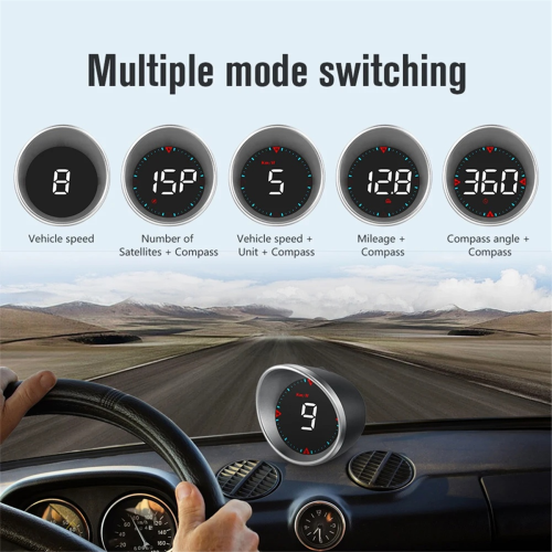 Display multifunzione OBD Head Up Display per auto Display del tachimetro 2