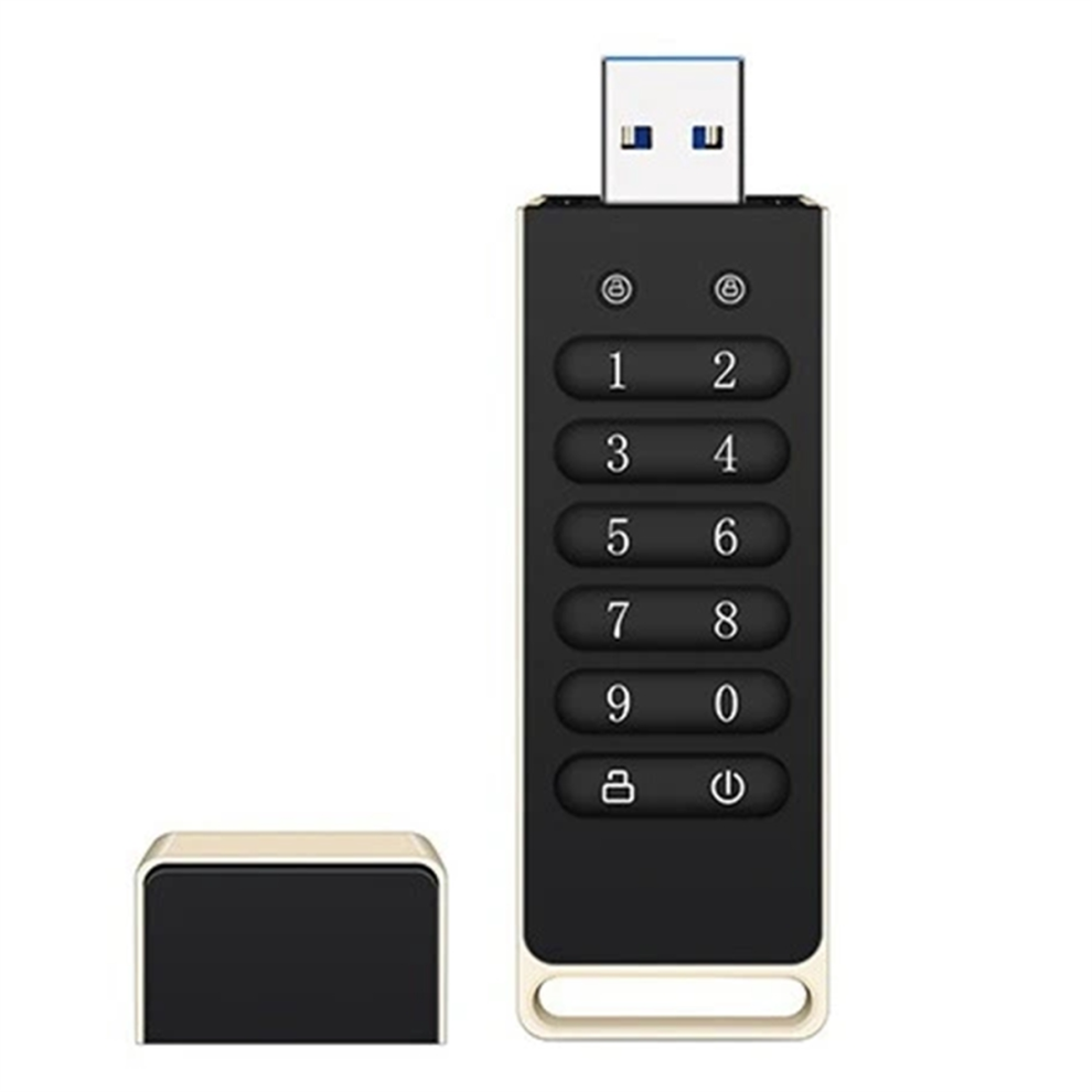 Encrypted Usb Flash Drive 64Gb Hardware Password Memory Stick 4852879347252