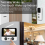 Campainha com câmera sem WiFi/APP, interfone com vídeo e áudio bidirecional 4