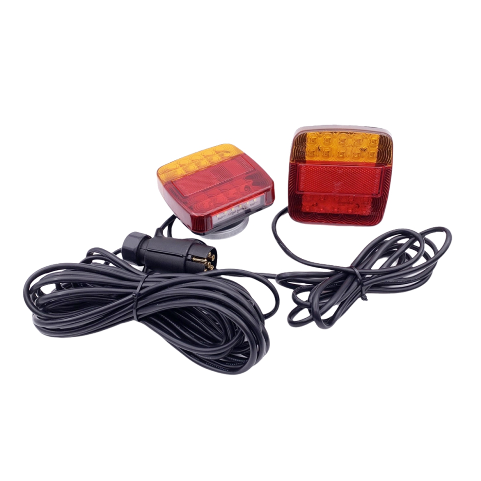Universal 20 Led 12V Taillight With 7-Pin Plug For Trailer Truck 4852879346293