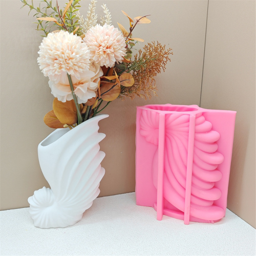 3D grote schelpvormige vaas epoxyhars siliconen mal schelp schelp 1