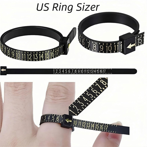 4-Piece Metal Ring Sizer & Mandrel Set - Jewelry Making Tool 2