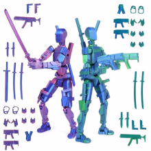 T13 Action Figure Set,3D Printed Multi-Jointed,for Game Lover Toy