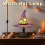 Resin witch hat lamp B 4
