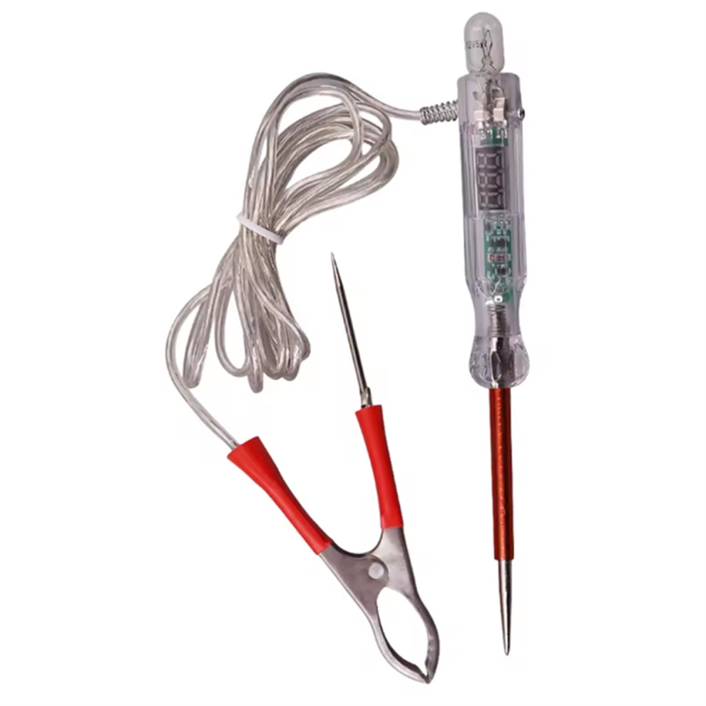 Car Truck Voltage Circuit Tester Digital Display Long Probe Test Pen 4852879359316