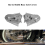 Capas de eixo oscilante traseiro Phantom de metal cromado para motocicleta 3