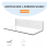 Acrylic Floating Shelf Small Storage Rack Wall-Mounted Transparent 5