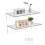 Acrylic Floating Shelf Small Storage Rack Wall-Mounted Transparent 3