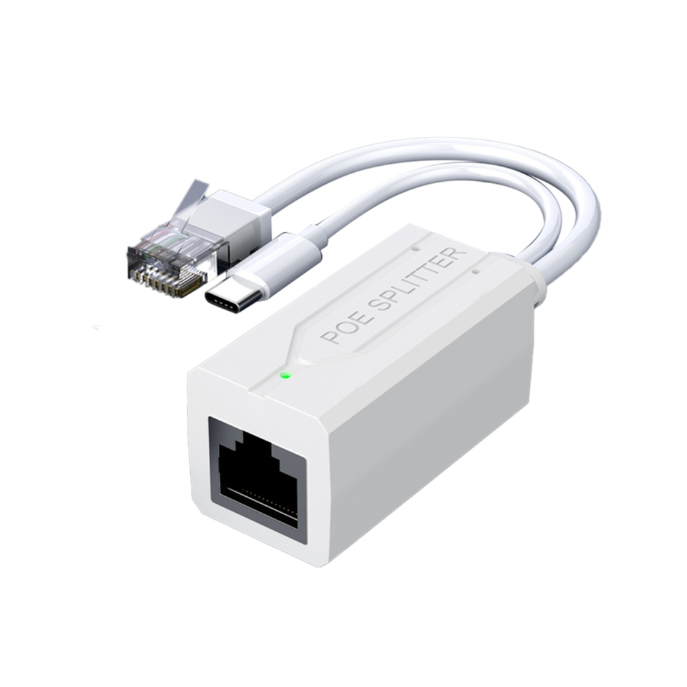 100Mbps Usb Type C Poe Splitter 48V To 5V 4852879373602