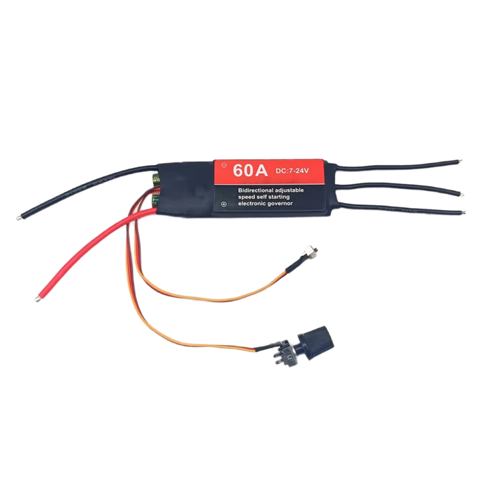 2-6S 60A Esc Bidirectional Self Starting Brushless For Diy Fan 4852879370977