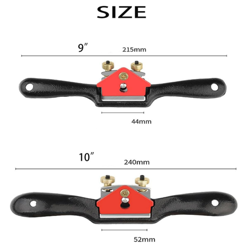 Ρυθμιζόμενο σετ Spokeshave, λίμα ξύλινης ράμσης 4 κατευθύνσεων και χειροκίνητη πλάνη 2