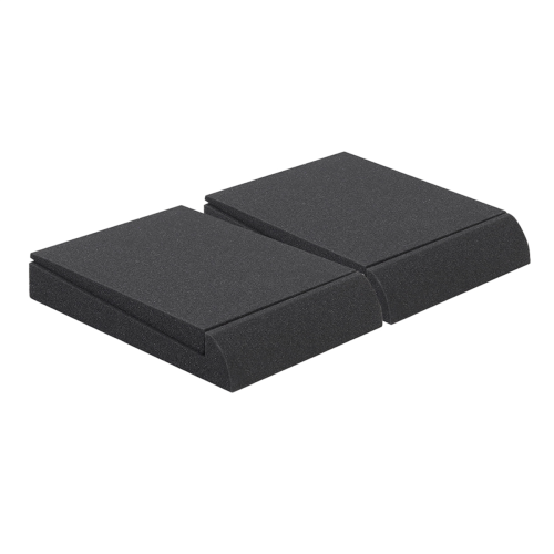 Schuimkussens voor studiomonitors. Luidsprekerisolatie dempt geluid.