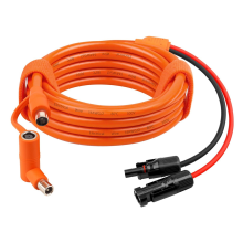 Cabo de extensão de carga solar para CC de 8 mm, 10 pés, 12 AWG + 14 AWG