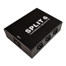 XLR-Signalverteiler 1-in-6 oder 6-in-1-Mixer für Bühne/Konferenz