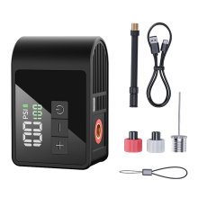 Mini elektrische fietspomp, 120 PSI, opladen, automatische uitschakeling, voor racefietsen