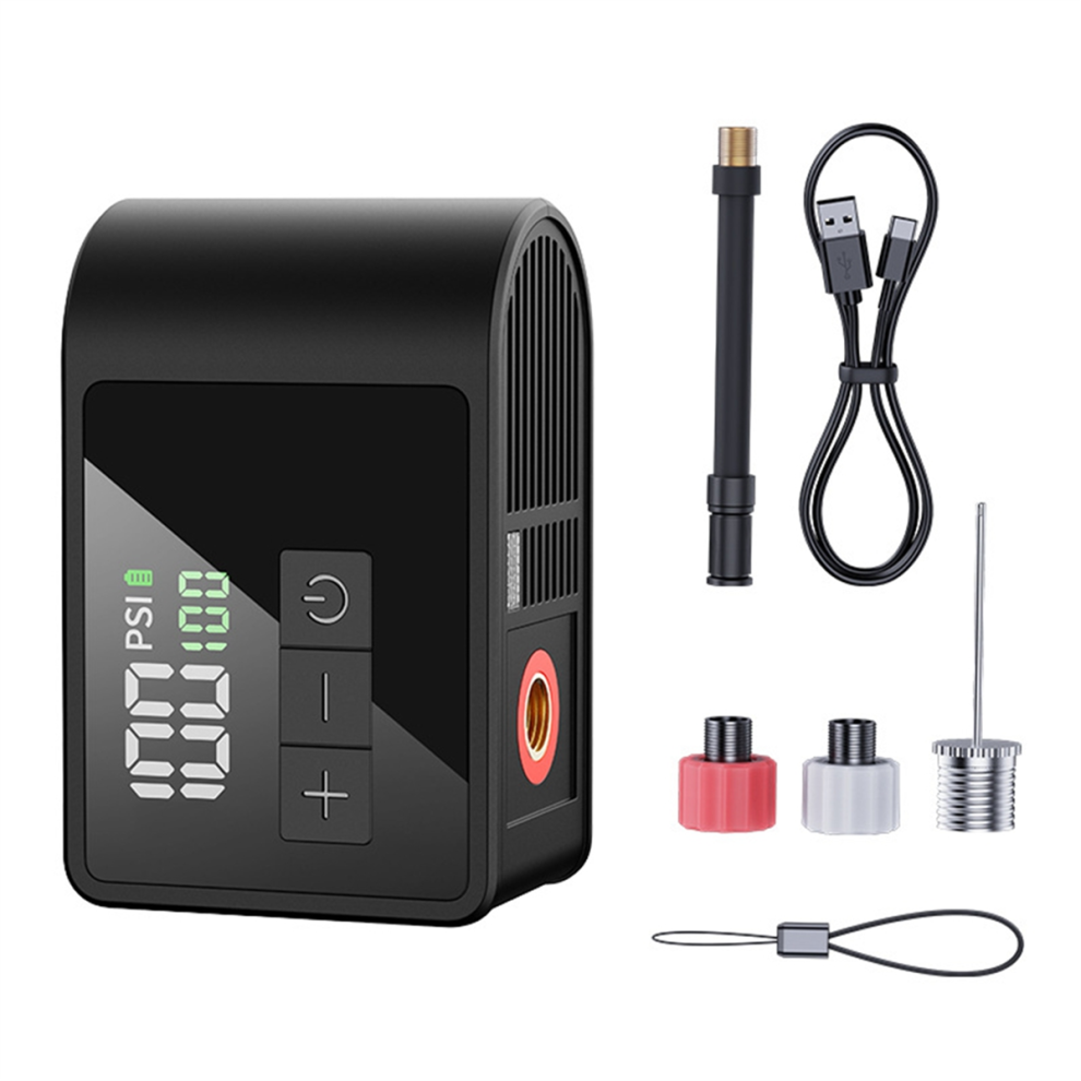 Mini Electric Bike Pump,120 Psi, Charge,Auto Shut-Off,For Road Bikes 4852879382840