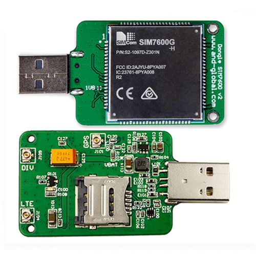 SIMCOM SIM7600G H Klucz USB + antena do SIM7600 SIM7500 SIM7600X-H 1
