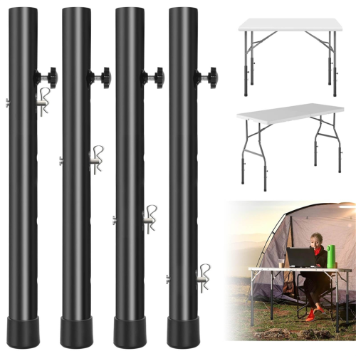 Extensor de patas de mesa plegable (paquete de 4)