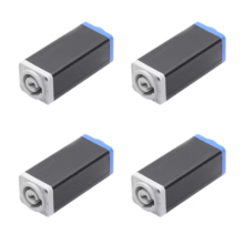 Conector de acoplamento Powercon de 4 peças, fonte de alimentação, cabeça de extensão de encaixe