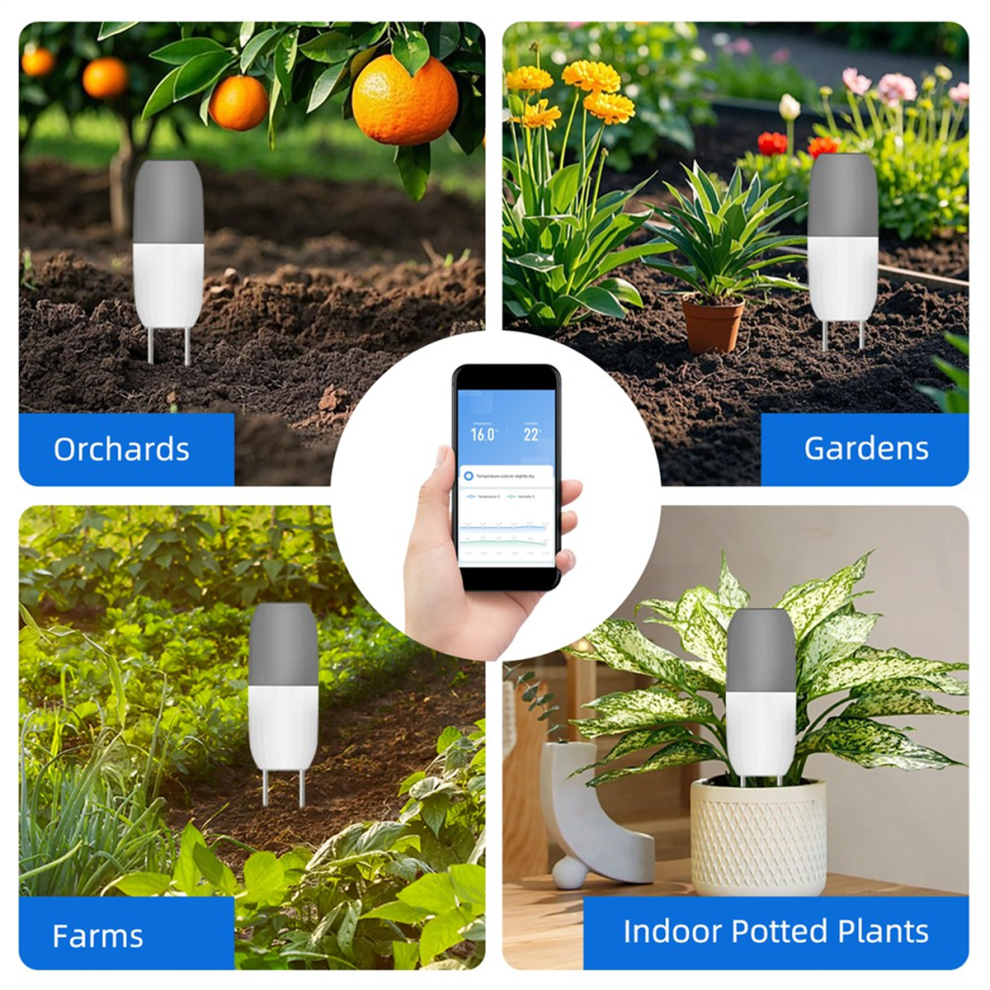 Tuya Wifi Smart Soil Meter Temperature And Humidity Soil Detector 4852879391613