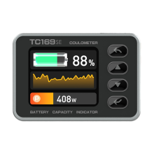Högprecisions Coulomb-mätare med färgskärm, batterikapacitetstestare, A
