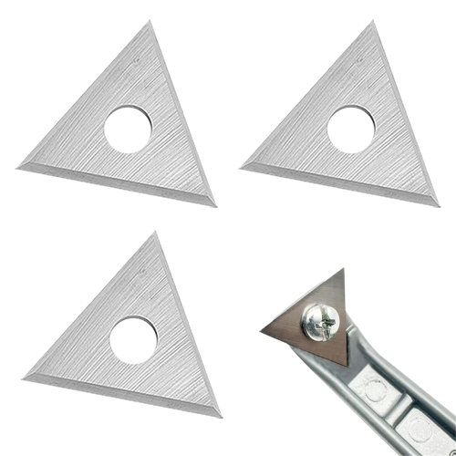 10Pcs 1inch Triangle Paint Paint Carbide Blades 1