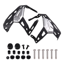 Voor R1300GS 2023-24 Motorbescherming Zwart+Zilver