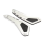 Accessoires moto Cache-réservoir argent et noir 1