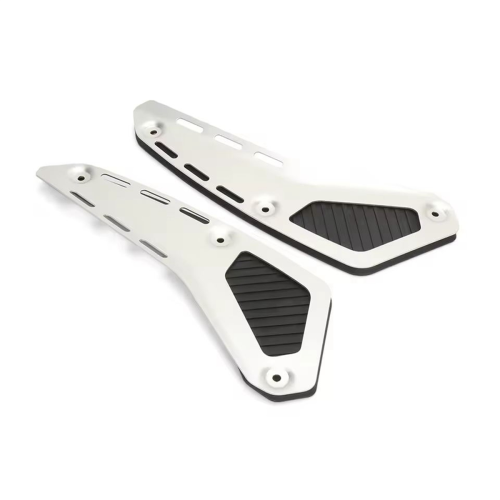Accessoires moto Cache-réservoir argent et noir