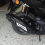 Decoração para capa de escapamento de motocicleta para NMAX155 prata 5
