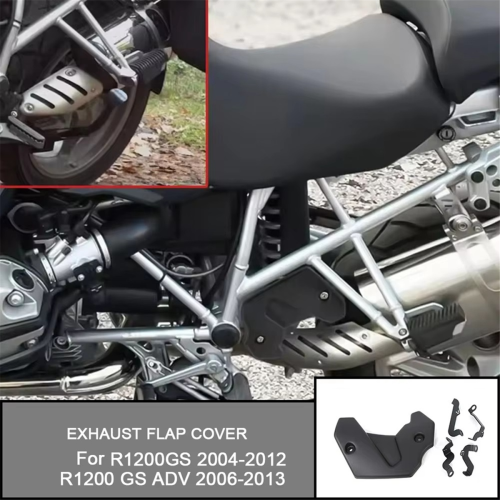 Motorcycle Exhaust Flap Cover Upper Frame Middle Side Panel 2