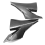 Πλαϊνό κάλυμμα ρεζερβουάρ μοτοσικλέτας για φέρινγκ 4