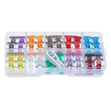 120 microzekeringen, dunne microzekeringset, microzekering voor auto/camper/vrachtwagen/motor