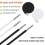 12 Pcs Drawstring Cord, Draw String with Threader Tool 3