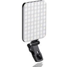 Luz para selfies, 60 LED, 2200 mAh, recargable, luz de relleno para teléfono celular, 7 modos
