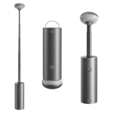 Lampe de camping multifonctionnelle, lanterne télescopique de camping 5000 mAh, C