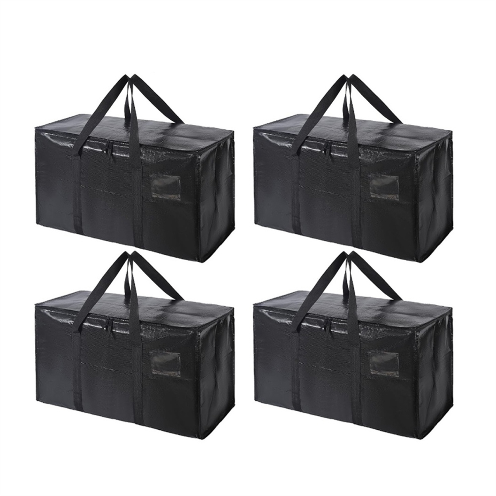 Extra Large Moving Bags, 4 Pack Heavy Duty Tote for Storage