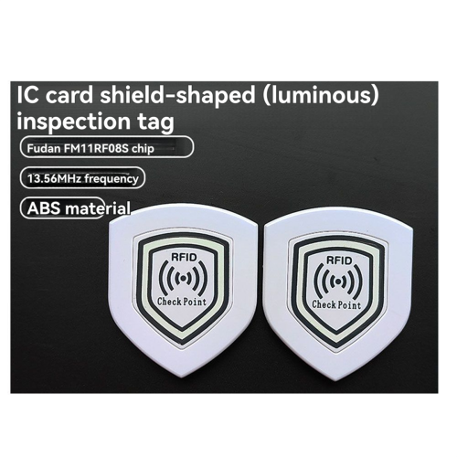 Κάρτα περιπολίας NFC 10 τεμαχίων 13.56MHz FM11RF08 αντι-μεταλλική 2